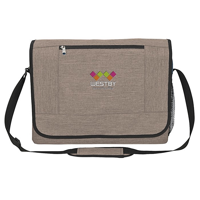 4imprint.ca High Line Messenger Bag Embroidered C128543E