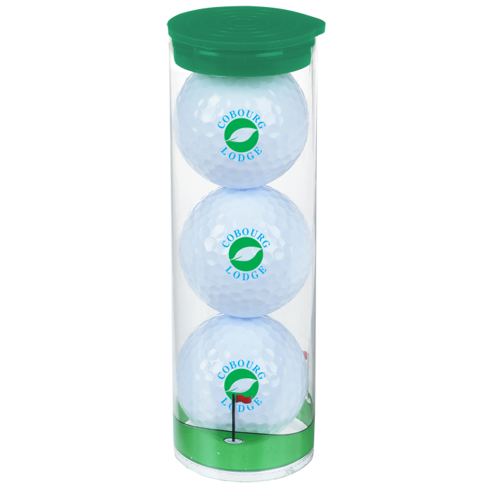 4imprint.ca Trio Golf Ball Tube Wilson Ultra C134327ULT