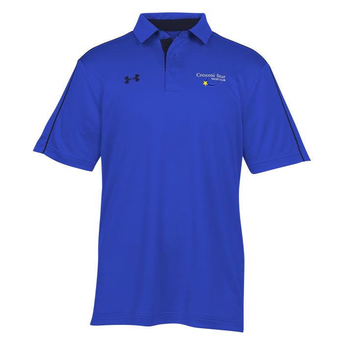 under armour corporate men's graphite tech polo