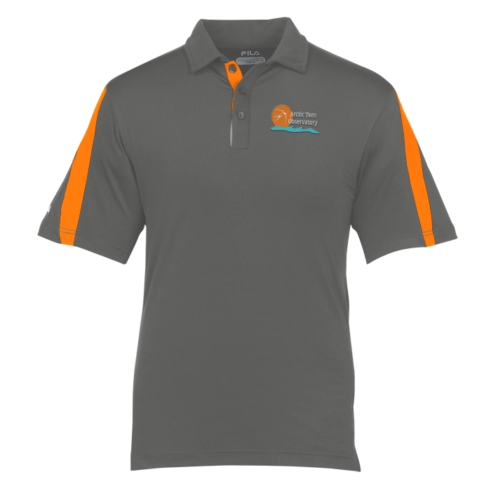 fila polo mens silver