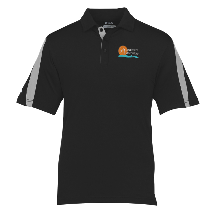fila polo mens silver
