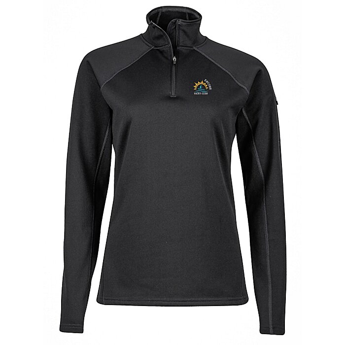 Marmot Half-Zip Fleece Pullover, Men's Size L polyester black type Vintage Second Hand
