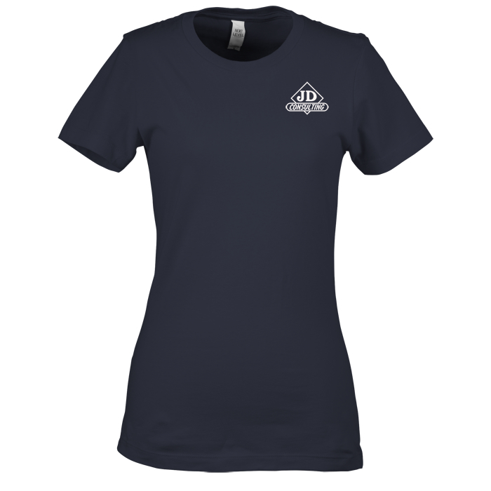 4imprint.ca: Next Level Fitted Crew T-Shirt - Ladies' - Screen C140780-L-S