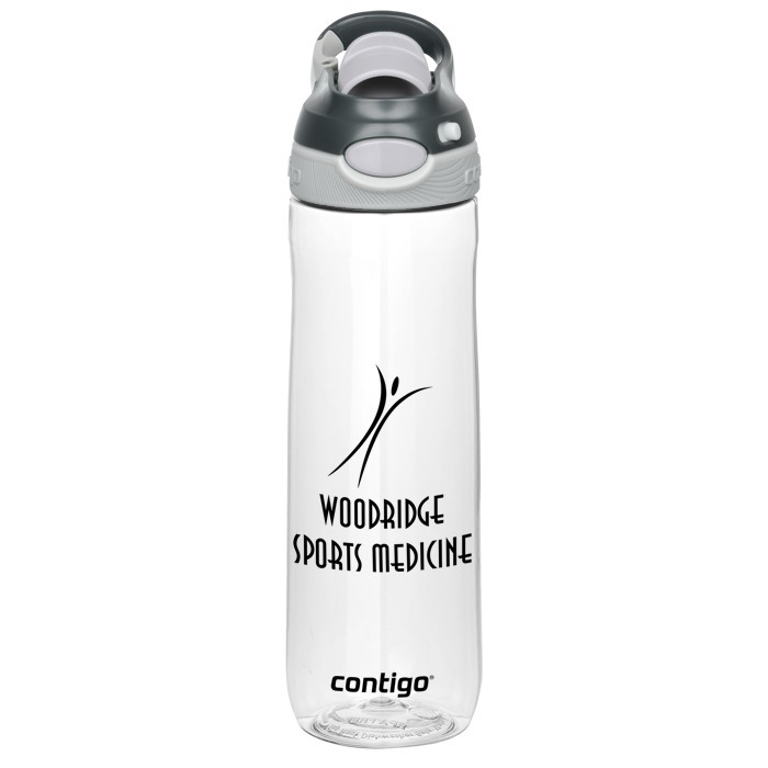 light grey water bottle