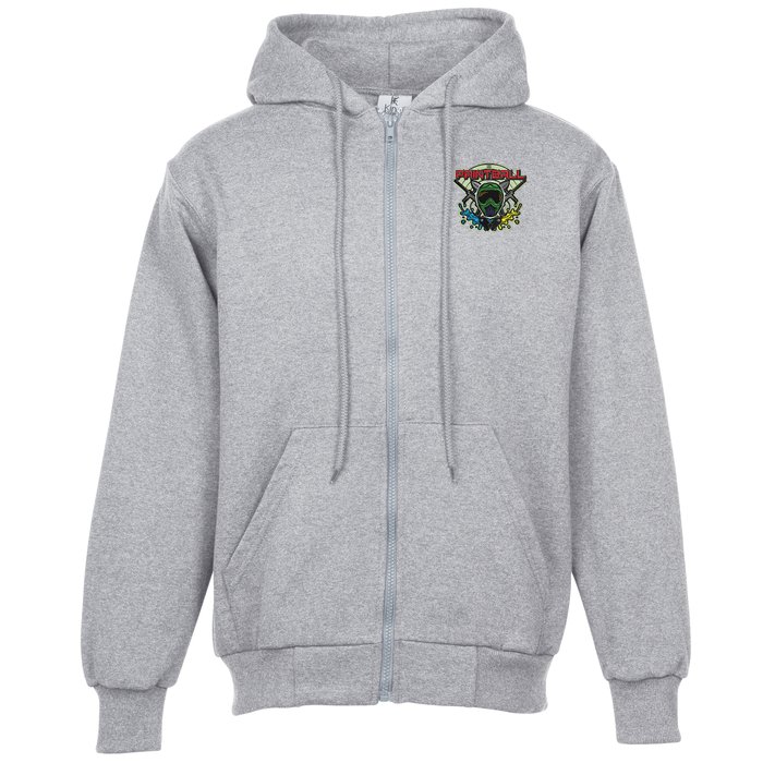 4imprint.ca: King Full-Zip Hooded Sweatshirt - Embroidered C143912-E
