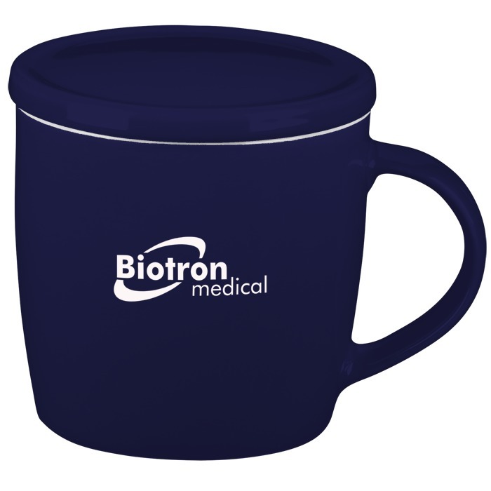 4imprint.ca Piccolo Coffee Mug with Lid 12 oz. C145735