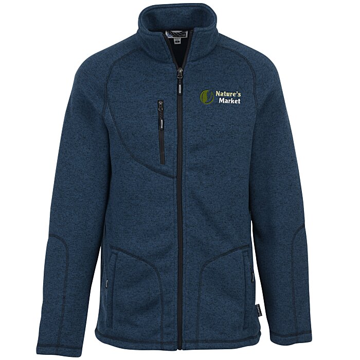 4imprint.ca: Sweater Knit Fleece Jacket - Men's C147748-M