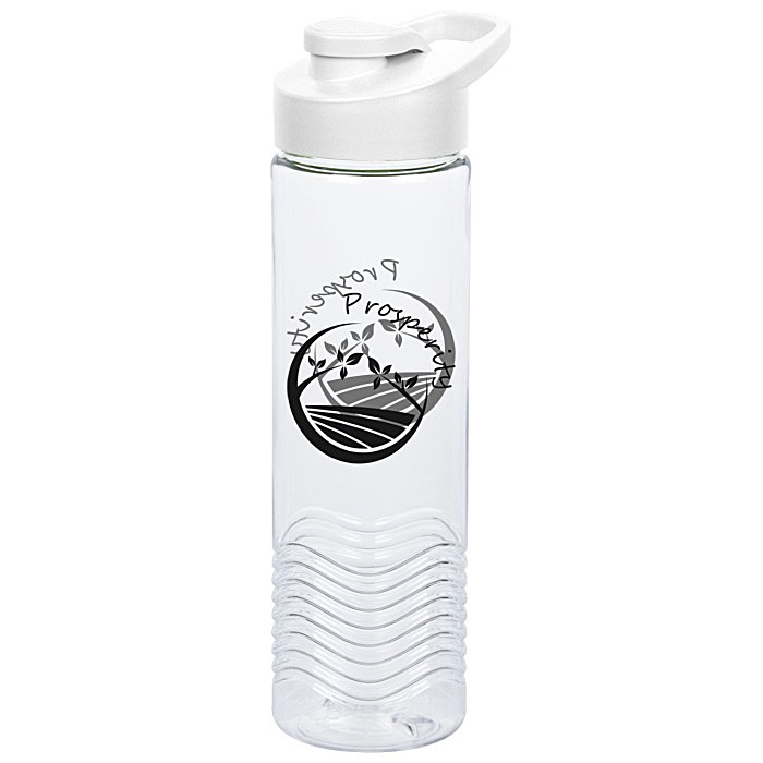 4imprint.ca: Clear Impact Twist Water Bottle with Flip Carry Lid - 24 ...