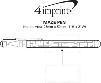 Imprint Area of Maze Pen