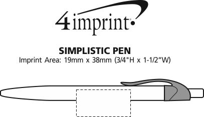 Imprint Area of Simplistic Pen