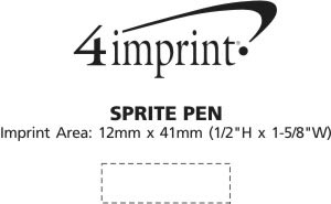 Imprint Area of Sprite Pen