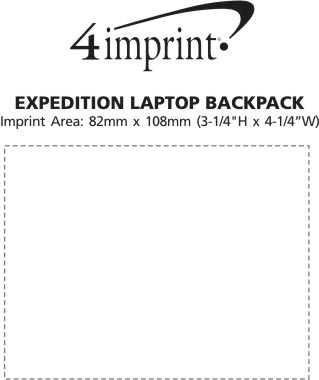 Imprint Area of Expedition Laptop Backpack