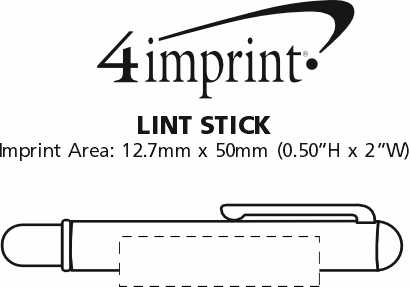 Imprint Area of Lint Stick