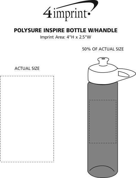 4imprint.ca: PolySure Inspire Water Bottle with Handle - 24 oz. C111917 ...