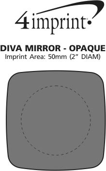 Imprint Area of Diva Mirror - Opaque