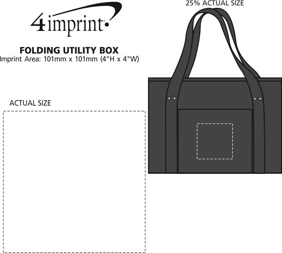 Imprint Area of Folding Utility Box