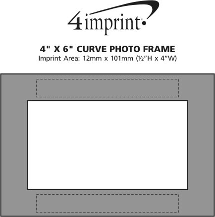Imprint Area of Curved Photo Frame