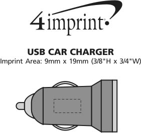 Imprint Area of Single-Port USB Car Charger