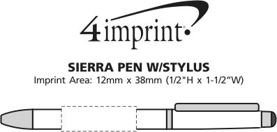 Imprint Area of Sierra Stylus Pen