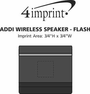 Imprint Area of Addi Wireless Speaker - Flash