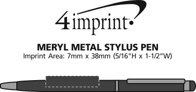 Imprint Area of Meryl Stylus Metal Pen
