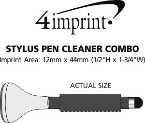 Imprint Area of Stylus Pen Cleaner Combo