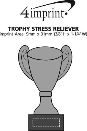 Imprint Area of Trophy Stress Reliever