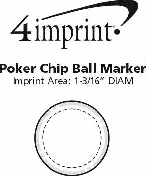 Imprint Area of Poker Chip Ball Marker
