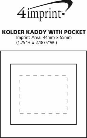 Imprint Area of Kolder Kaddy with Pocket