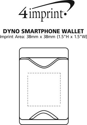 Imprint Area of Dyno Smartphone Wallet