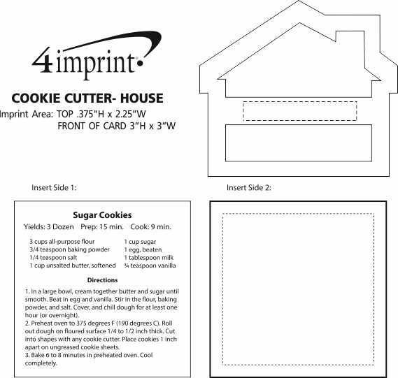 4imprint.ca Cookie Cutter House C125919HS