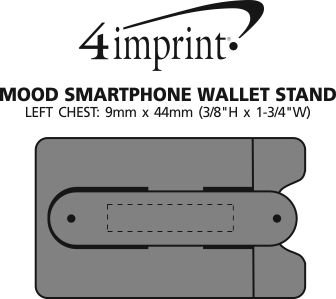 Imprint Area of Mood Smartphone Wallet Stand