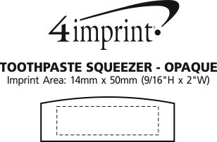 Imprint Area of Toothpaste Squeezer - Opaque