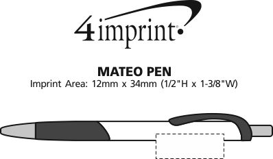 Imprint Area of Mateo Pen