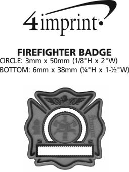 4imprint.ca: Firefighter Badge C130028-FIRE