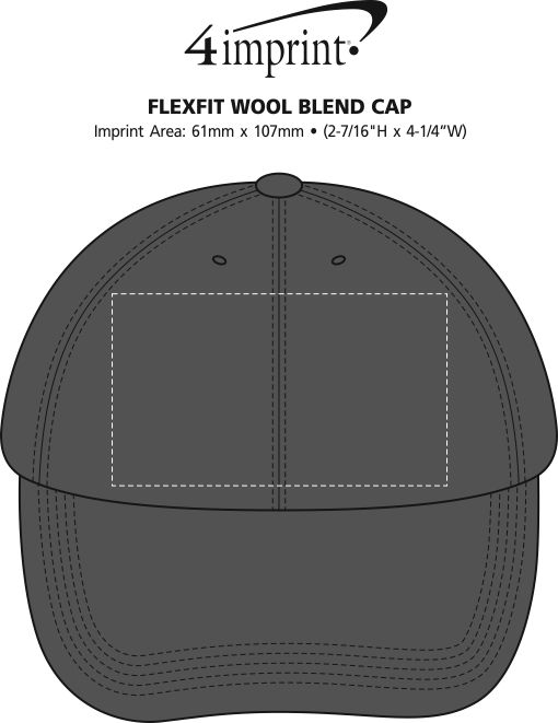 Download 4imprint.ca: Flexfit Wool Blend Cap C131447