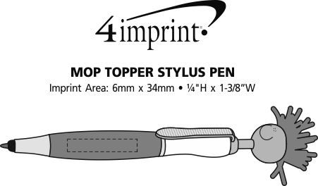 Imprint Area of MopTopper Stylus Pen