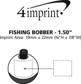 Imprint Area of Fishing Bobber - 1-1/2"