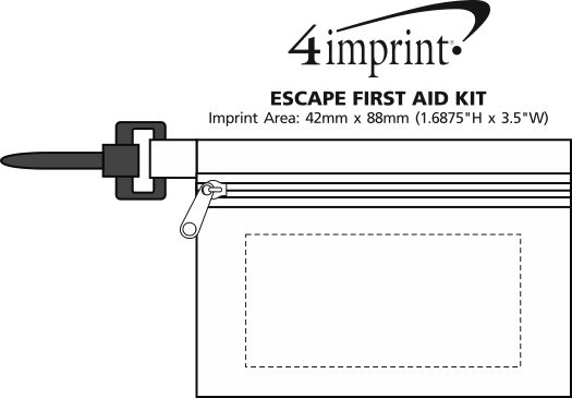 Imprint Area of Escape First Aid Kit