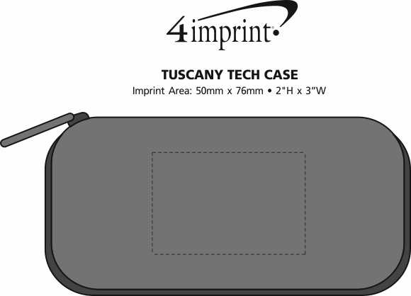 Imprint Area of Tuscany Tech Case