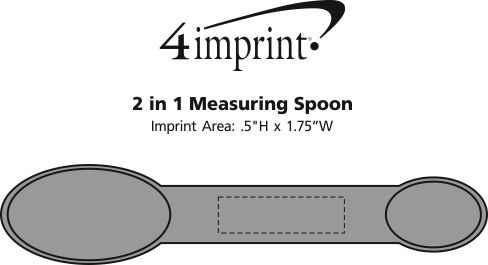Imprint Area of 2-in-1 Measuring Spoon