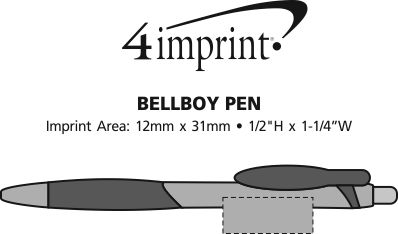 Imprint Area of Bellboy Pen - Closeout
