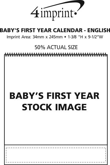 4imprint.ca: Baby's First Year Calendar C136457