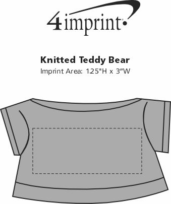 4imprint.ca: Knitted Teddy Bear C138788