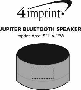Imprint Area of Jupiter Bluetooth Speaker