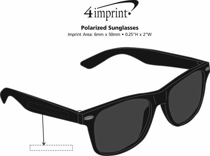 Imprint Area of Polarized Sunglasses