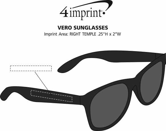 Imprint Area of Vero Sunglasses