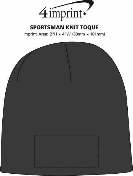 Imprint Area of Knit Toque