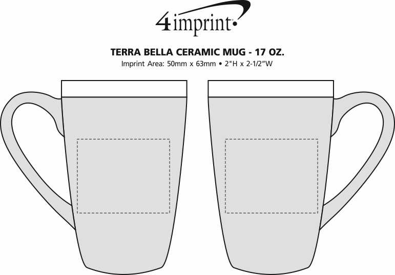 4imprint.ca Terra Bella Ceramic Mug 17 oz. C141198