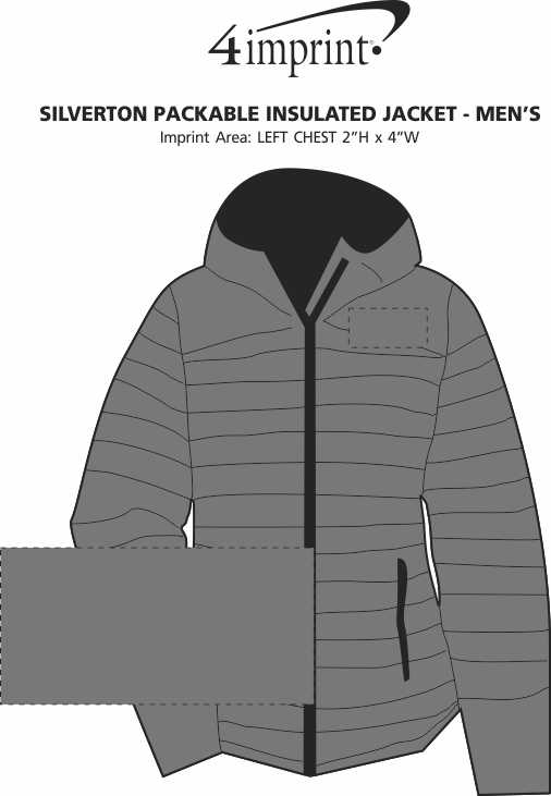Imprint Area of Silverton Packable Insulated Jacket - Men's
